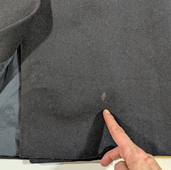 Vintage Michel Beaudouin Double-Breasted Navy Pea Coat Size 48 RARE - Picture 13 of 16